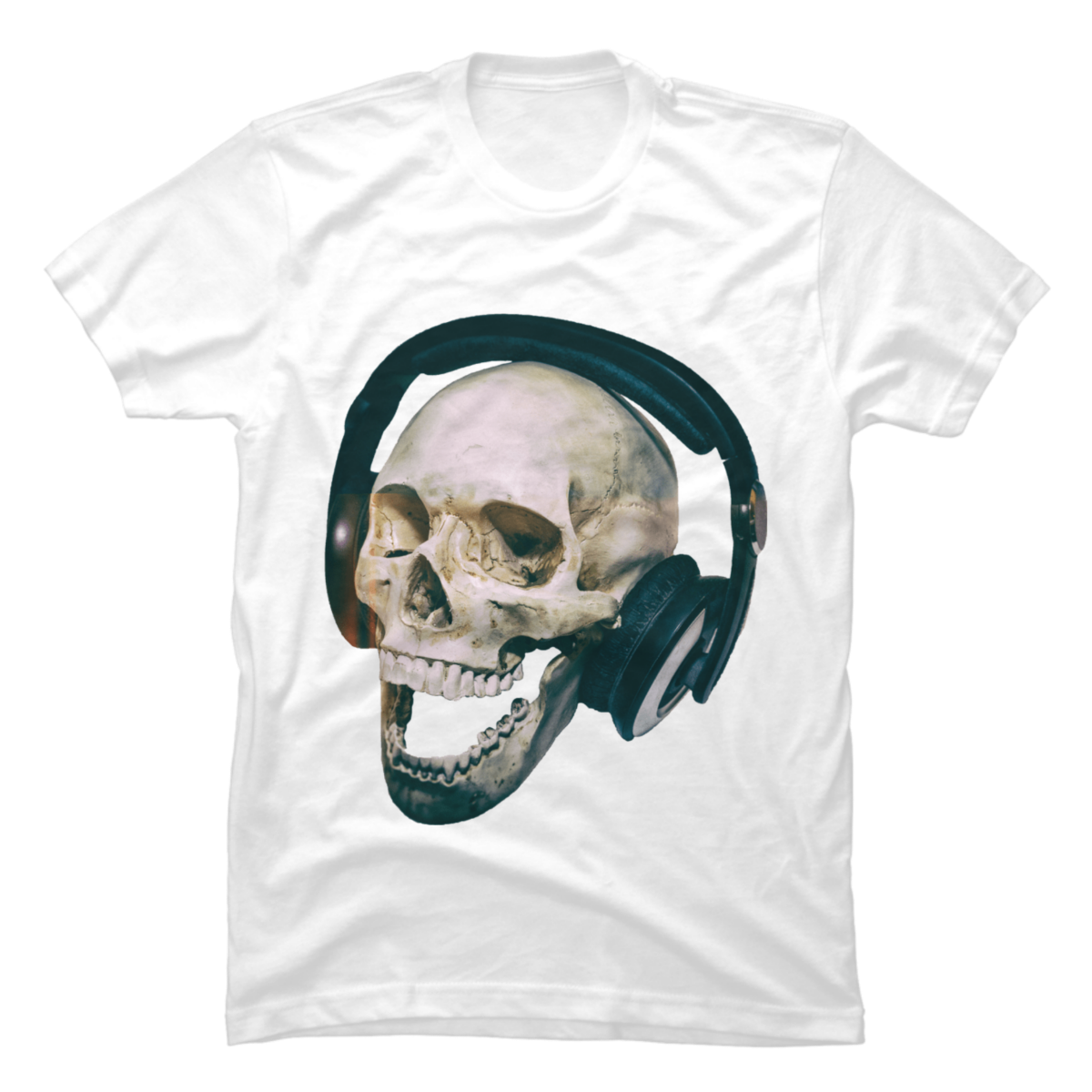 skull with headphones t shirt skull with headphones t shirt
